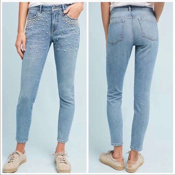 Pilcro and the Letterpress Denim - Anthropologie Pilcro and the letterpress pearl high rise skinny jeans
